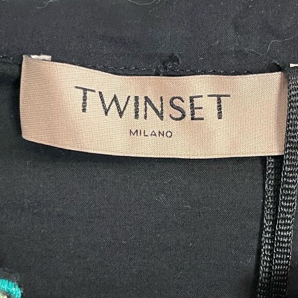 Twinset  Milano by Simona Barbieri lux boho peasant top cottagecore. NWT 40 - Picture 5 of 10